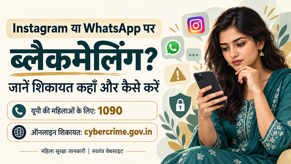 Instagram या WhatsApp Blackmail Complaint